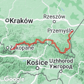 Mapa Poland Gravel Race 2020
